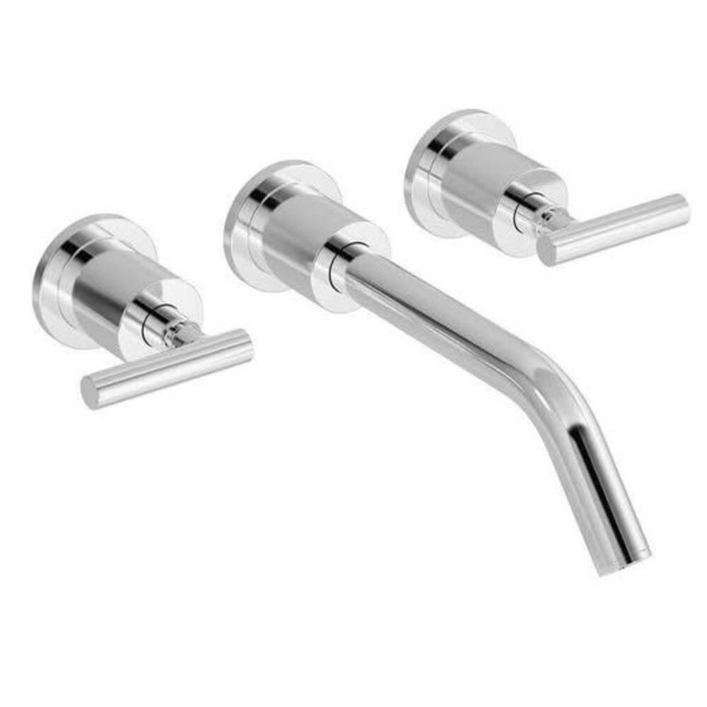 Symmons SWM-4310 Chrome Sereno Two Handle Bathroom Sink Faucet (Wall-Mount)